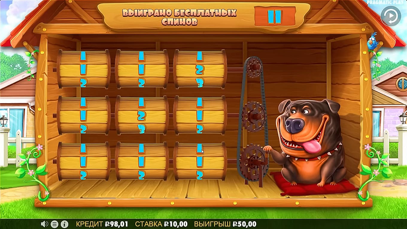 The Dog House Megaways by Pragmatic Play — official promotional artwork showing game characters